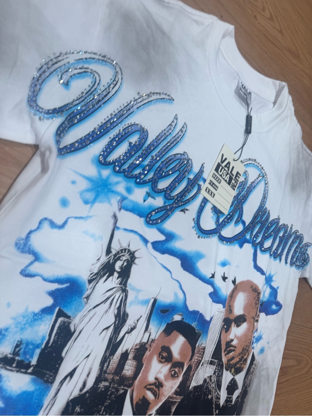 White 'Valley of Dreams' Graphic Tee - Picture 4 of 7